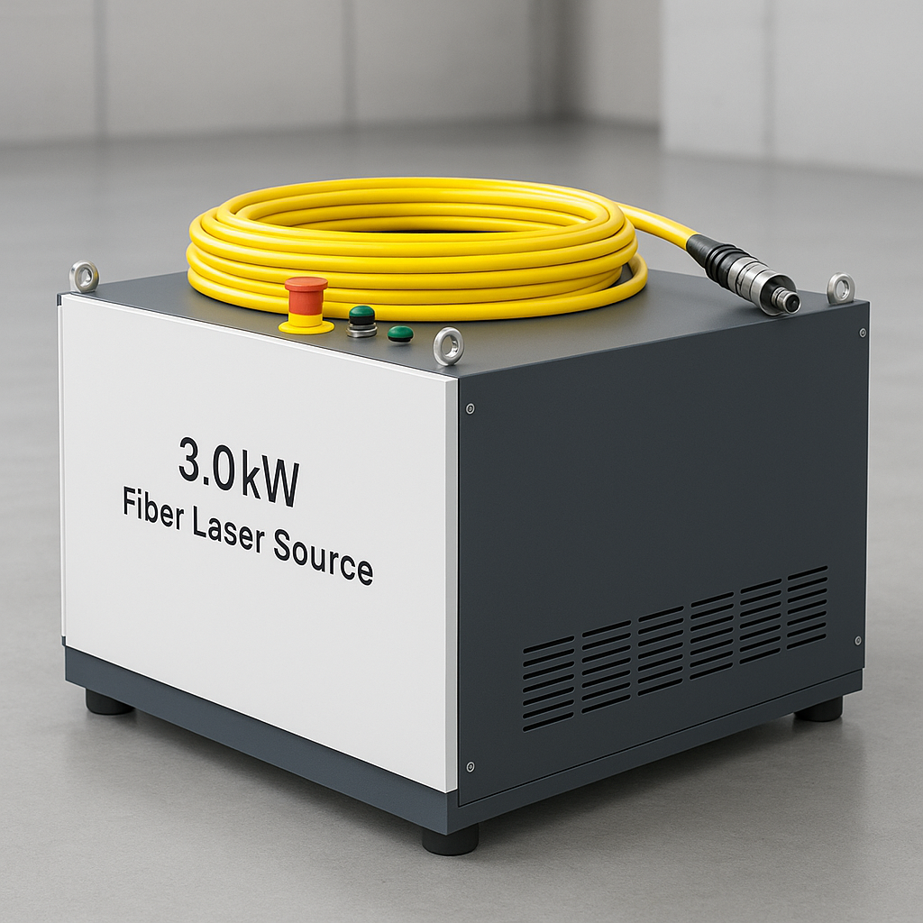 3.0kW fiber laser source for cutting with QBH connector