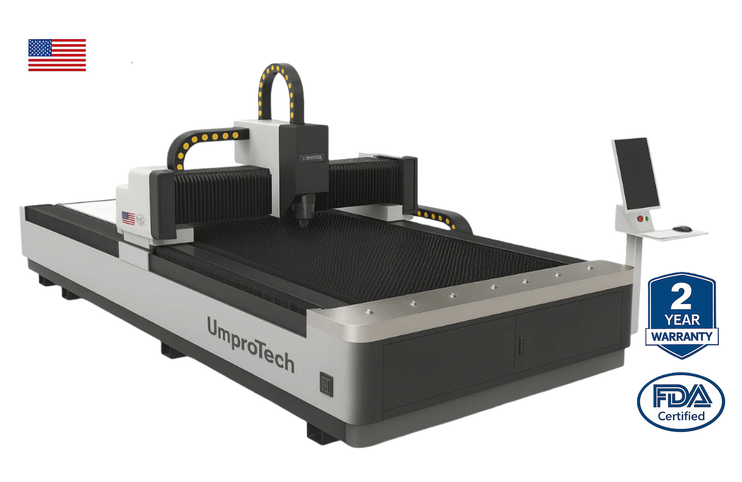 5'x10' Fiber Laser for Metal Sheet Cutting Machine 1530S Open Type