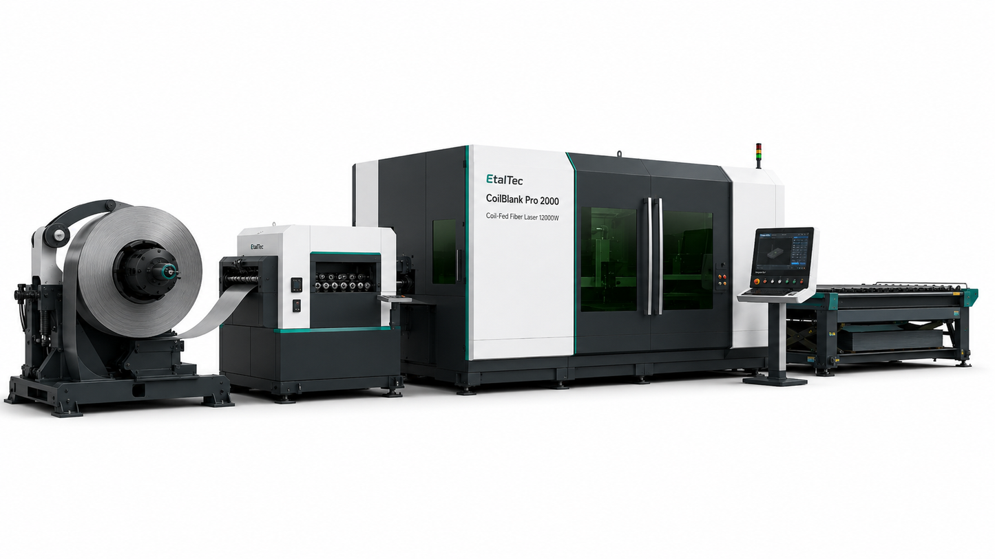 EtalTec CoilAuto 1500 Coil-Fed Fiber Laser 8000W