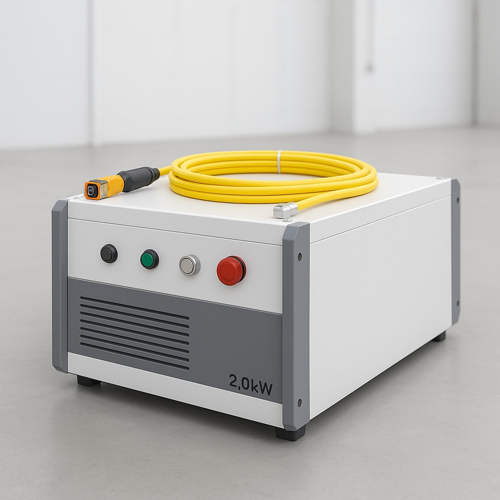 2.0kW continuous wave fiber laser source for cutting applications