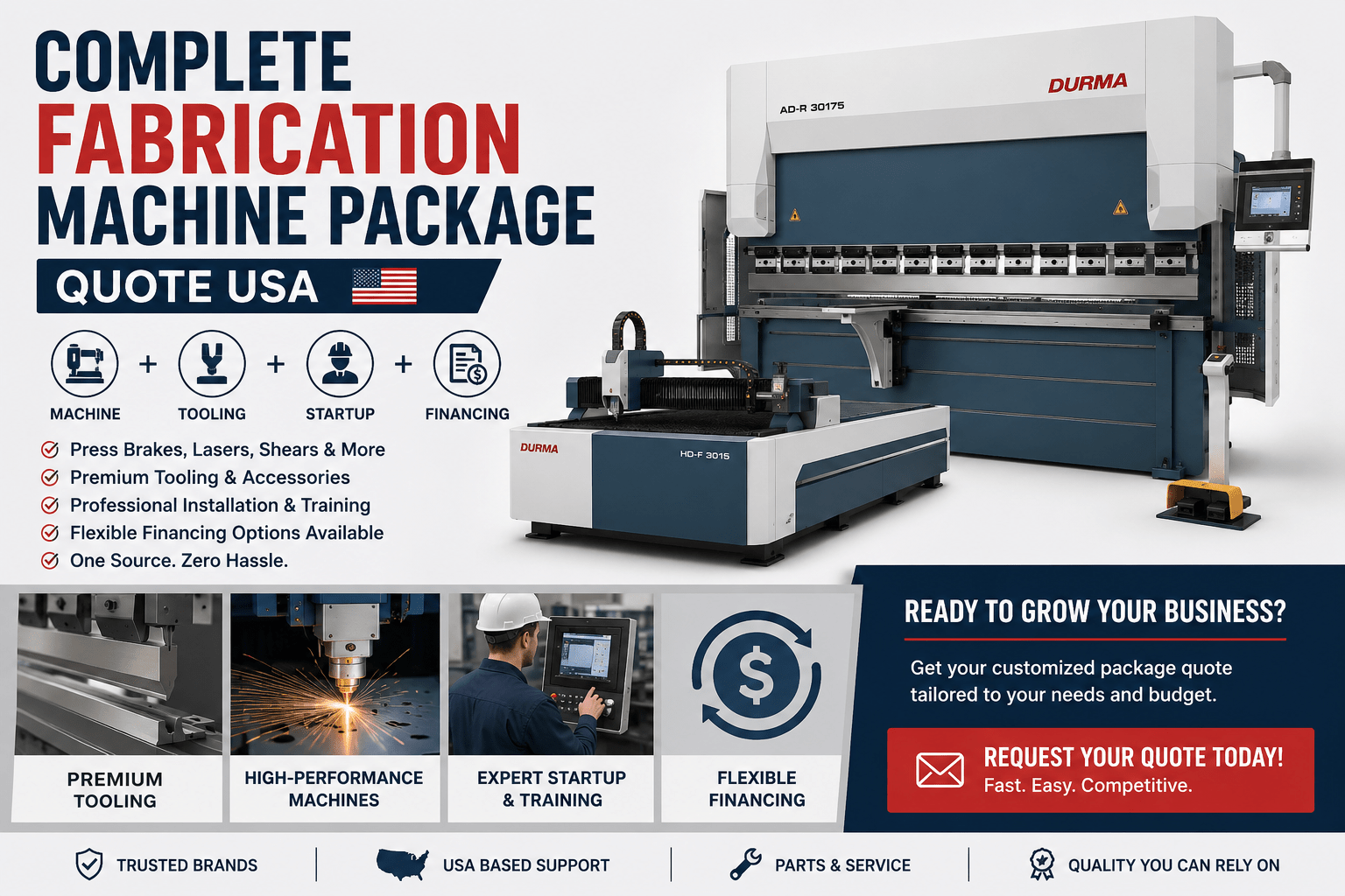 UmproTech article cover for How to Plan a Complete Metal Fabrication Equipment Package