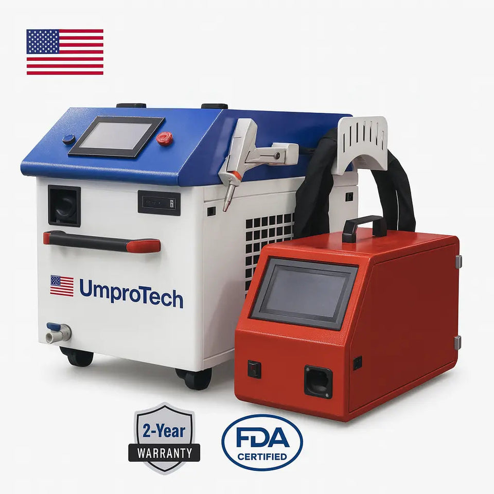 UmproTech article cover for Laser Welding for U.S. Fabricators: When Handheld Fiber Laser Welding Makes Sense for Stainless,