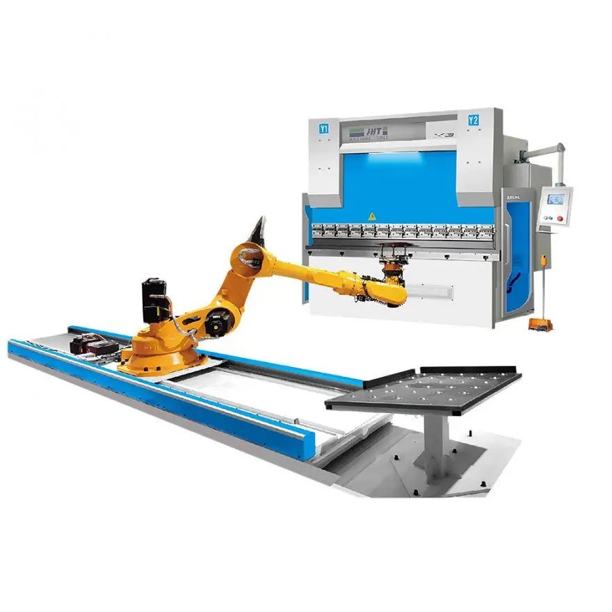 UmproTech article cover for Robotic Press Brake Automation for U.S. Fabricators: When Automated Bending Makes Sense