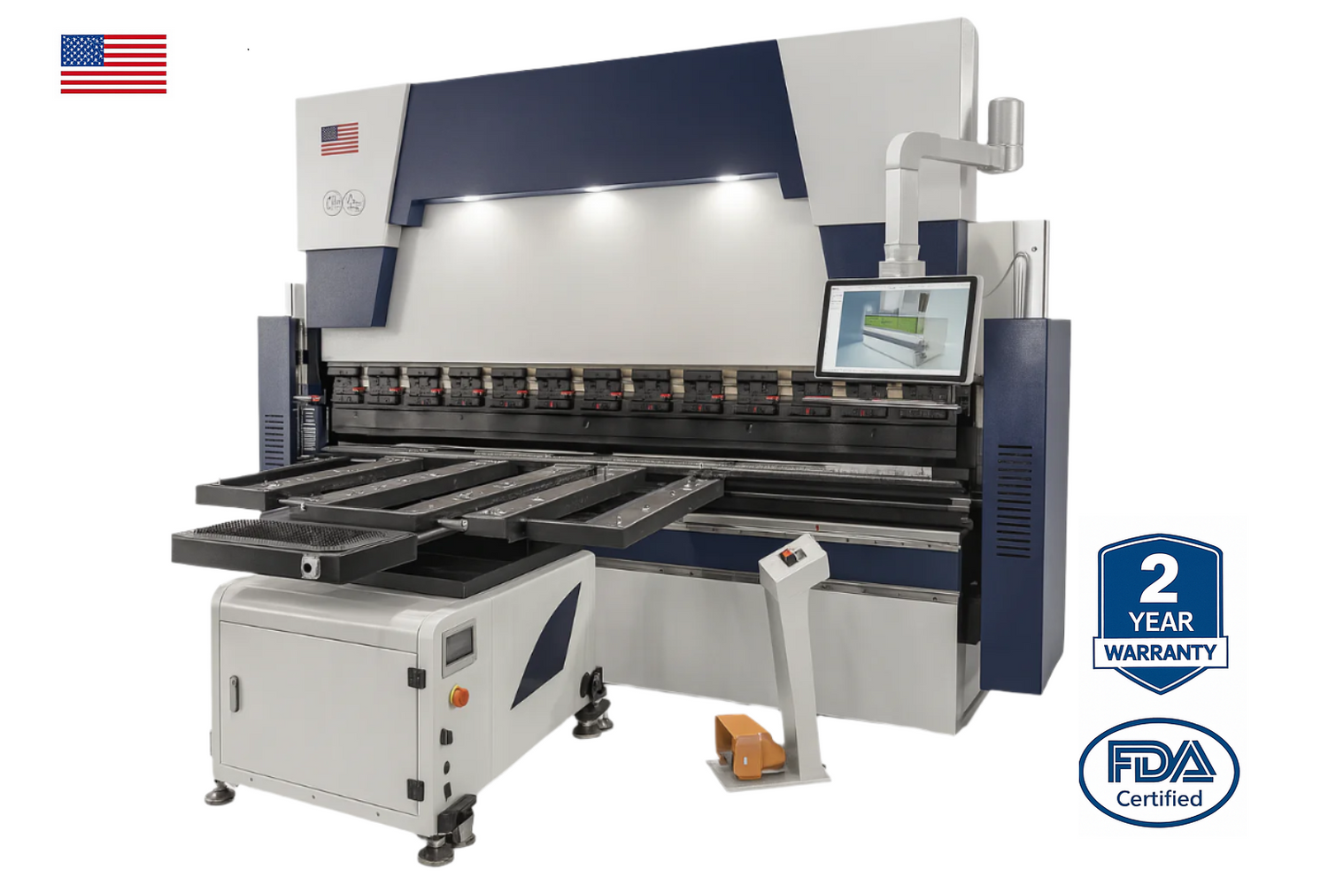 8-Axis CNC Hydraulic Press Brakes