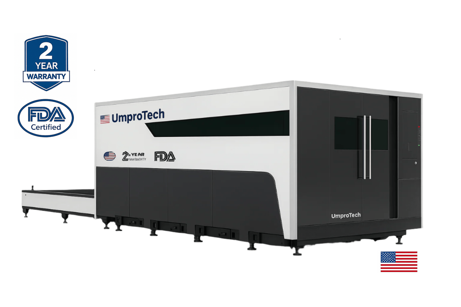 Industrial Enclosed Laser Cutting Machines - UmproTech