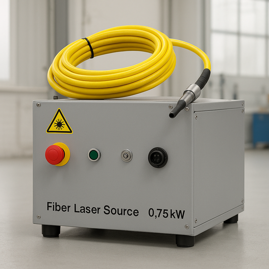 Compact 0.75kW fiber laser source for continuous wave cutting