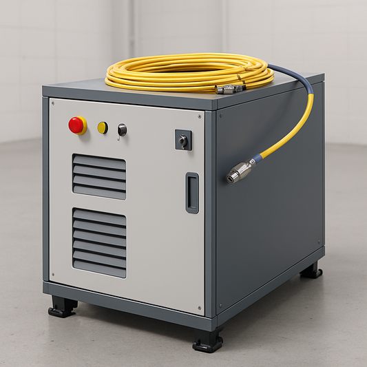5kW continuous wave fiber laser source for welding applications