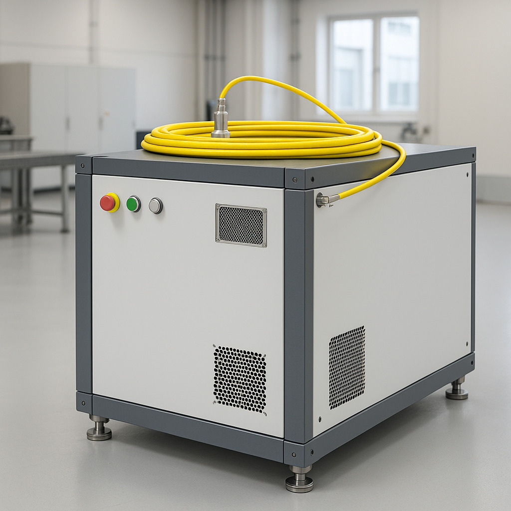 15kW fiber laser source for cutting with QBH connector