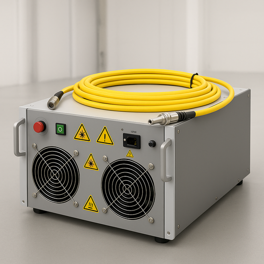 Compact 1.5kW fiber laser source for continuous cutting applications