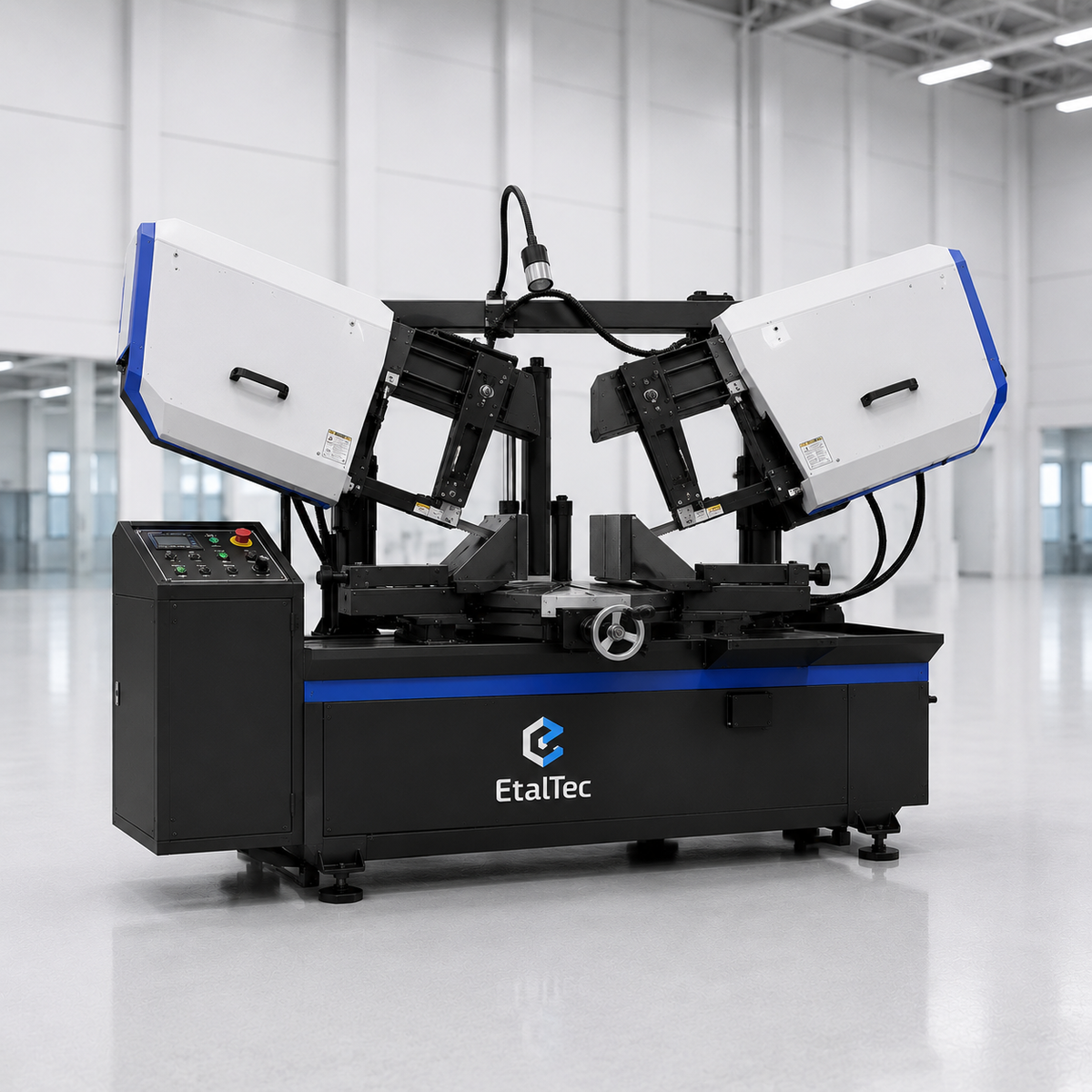 EtalTec 13 inch heavy-shop dual-miter bandsaw