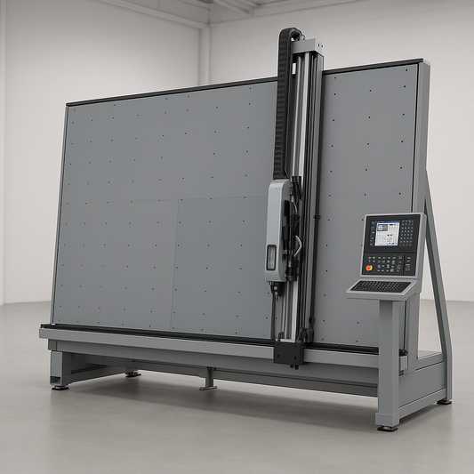 CNC vertical glass cutting plotter machine with large cutting area