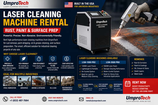 Laser Cleaning Machine Rental USA | Rust, Paint & Surface Prep