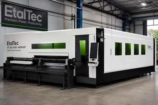 EtalTec STC48-2000-JOBSHOP – JobShop Hybrid Sheet+Tube Laser Enclosed 4x8 Sheet+Tube Laser 2000W