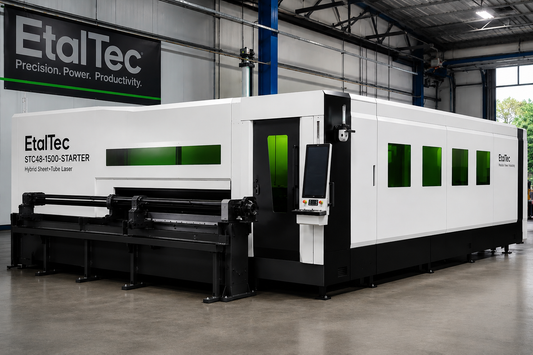 EtalTec STC48-1500-STARTER – Starter Hybrid Sheet+Tube Laser Enclosed 4x8 Sheet+Tube Laser 1500W