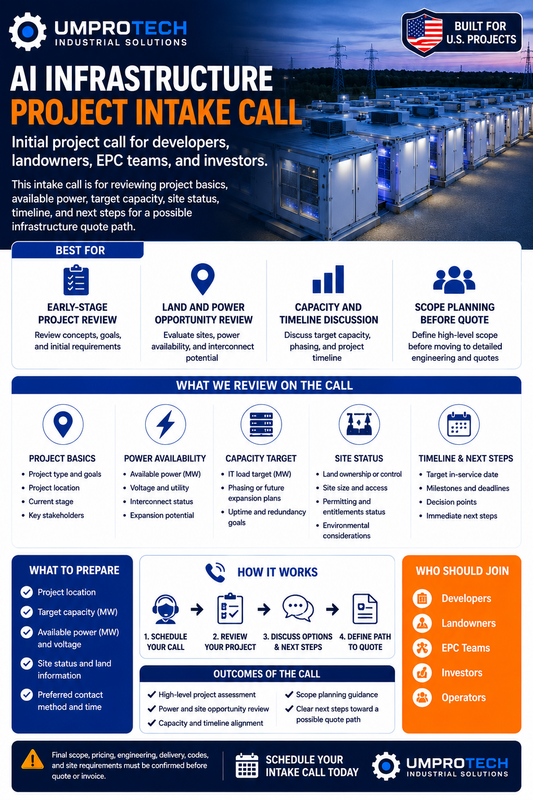 AI Infrastructure Project Intake Call