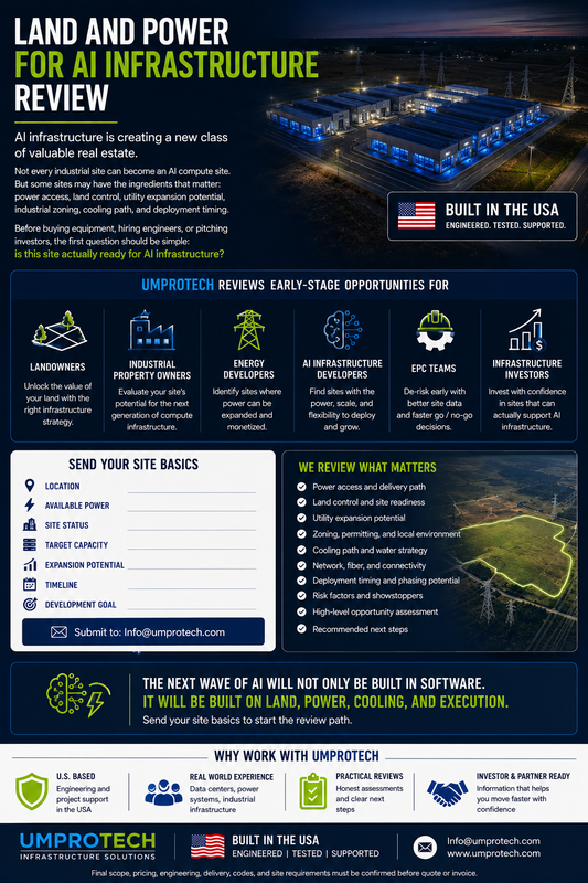 Land and Power for AI Infrastructure Review