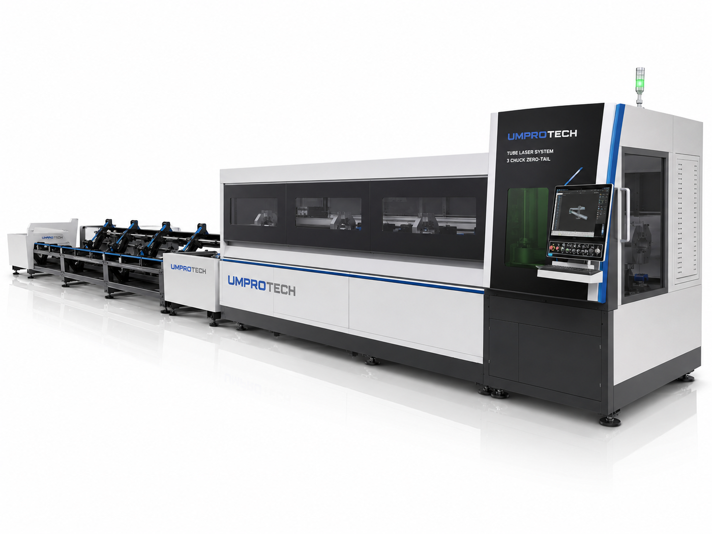 ET-ST-AF-9035-60 6kW auto-feed structural tube laser cutting machine USA RFQ