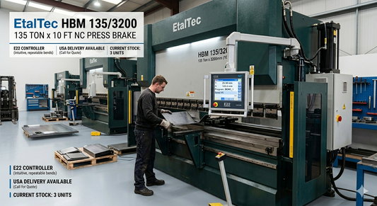 EtalTec HBM 135/3200 – 135 Ton x 10 ft E22 NC Press Brake