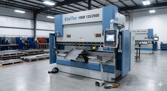 EtalTec HBM 125/2500 – 125 Ton x 8 ft E22 NC Press Brake