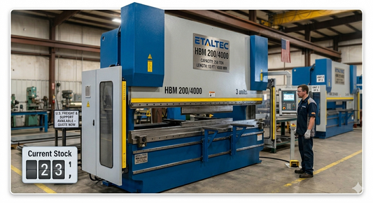 EtalTec HBM 200/4000 – 200 Ton x 13 ft E22 NC Press Brake