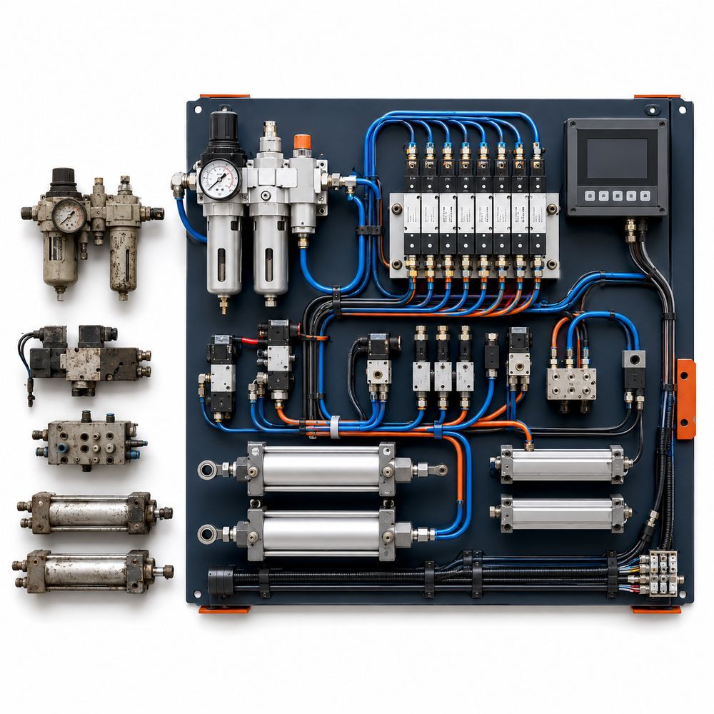 AirTAC pneumatic system retrofit and component upgrade service
