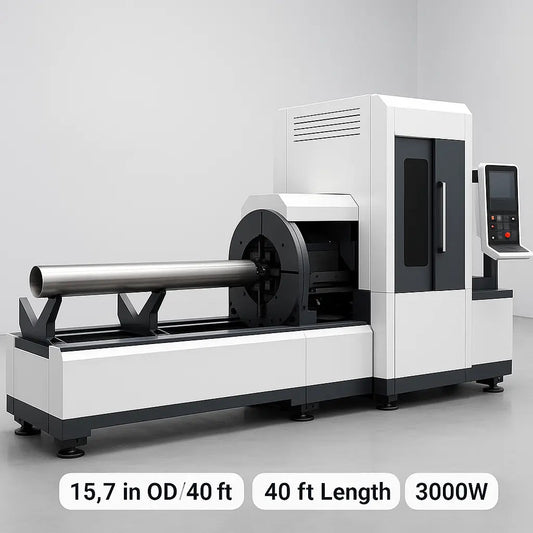 ANCHU LASER TubeCut 120 ProLine • 15.7 in OD Tube • 40 ft Length • 3000W - UmproTech