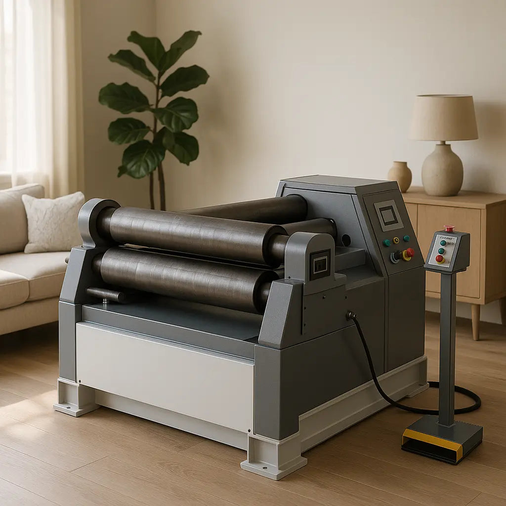 ANCHU CNC Plate Rolling Machines — 3/8 in × 10 ft 3-Roll CNC Plate Roll