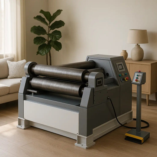 ANCHU Roll 3R 3/8" x 10' CNC Plate Rolling Machine (3 - Roll Initial Pinch) - UmproTech