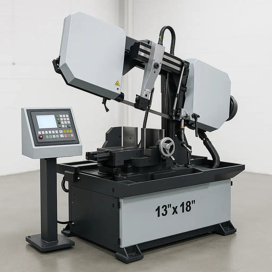 ANCHU SawCut CNC 1318 Miter US — CNC Metal Cutting Bandsaw (13" x 18") - UmproTech