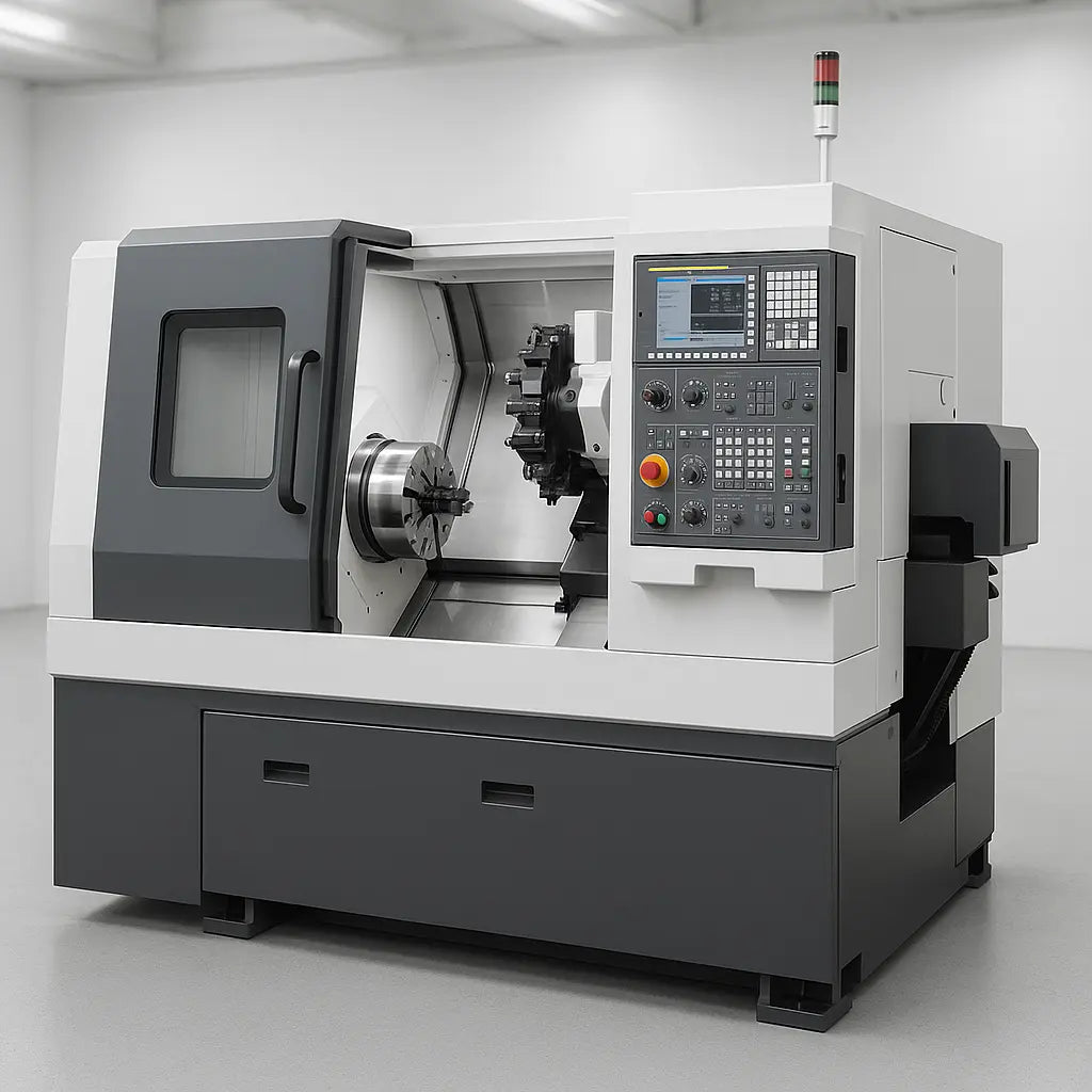 ANCHU Turn CNC Lathes — Turn 10Y CNC Lathe • 10 in Chuck • Y-Axis Live Tooling