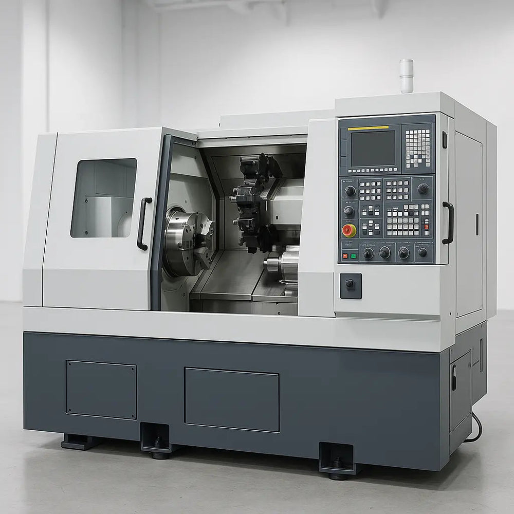 ANCHU Turn 12YS CNC Lathe USA | 12 in Chuck, Y-Axis Subspindle for U.S. fabrication and metalworking shops
