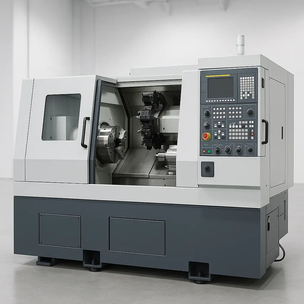 ANCHU Turn CNC Lathes — Turn 12YS CNC Lathe • 12 in Chuck • Y-Axis Subspindle