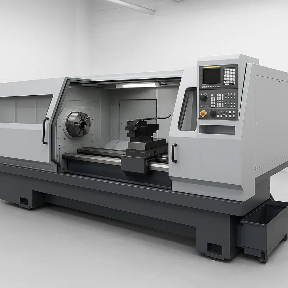 ANCHU Turn 18LC Long-Bed CNC Lathe USA | Shaft Turning for U.S. fabrication and metalworking shops