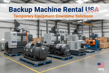 Urgent machine repair intake USA for equipment down alarm codes downtime parts rental and service review