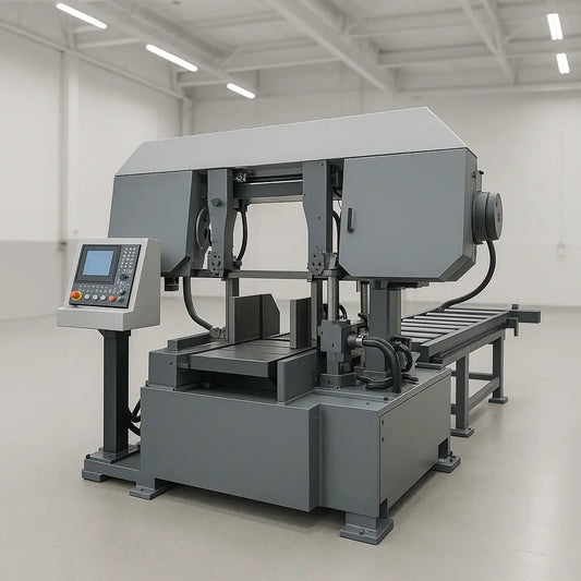 20x20 inch CNC metal cutting bandsaw for structural steel fabrication