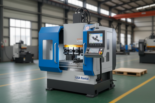 Compact Press Brake Rental USA | 30 Ton-80 Ton Low Upfront CNC Bending Capacity