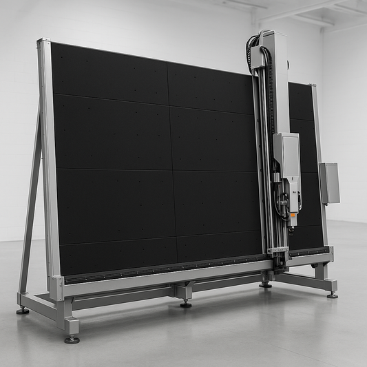 CNC vertical glass cutting plotter machine with large cutting area