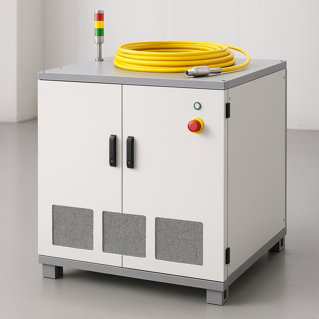 10kW continuous wave fiber laser source for cutting applications