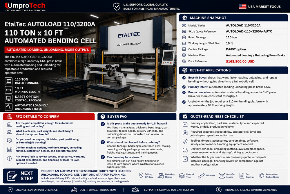 Robotic automated press brake cell