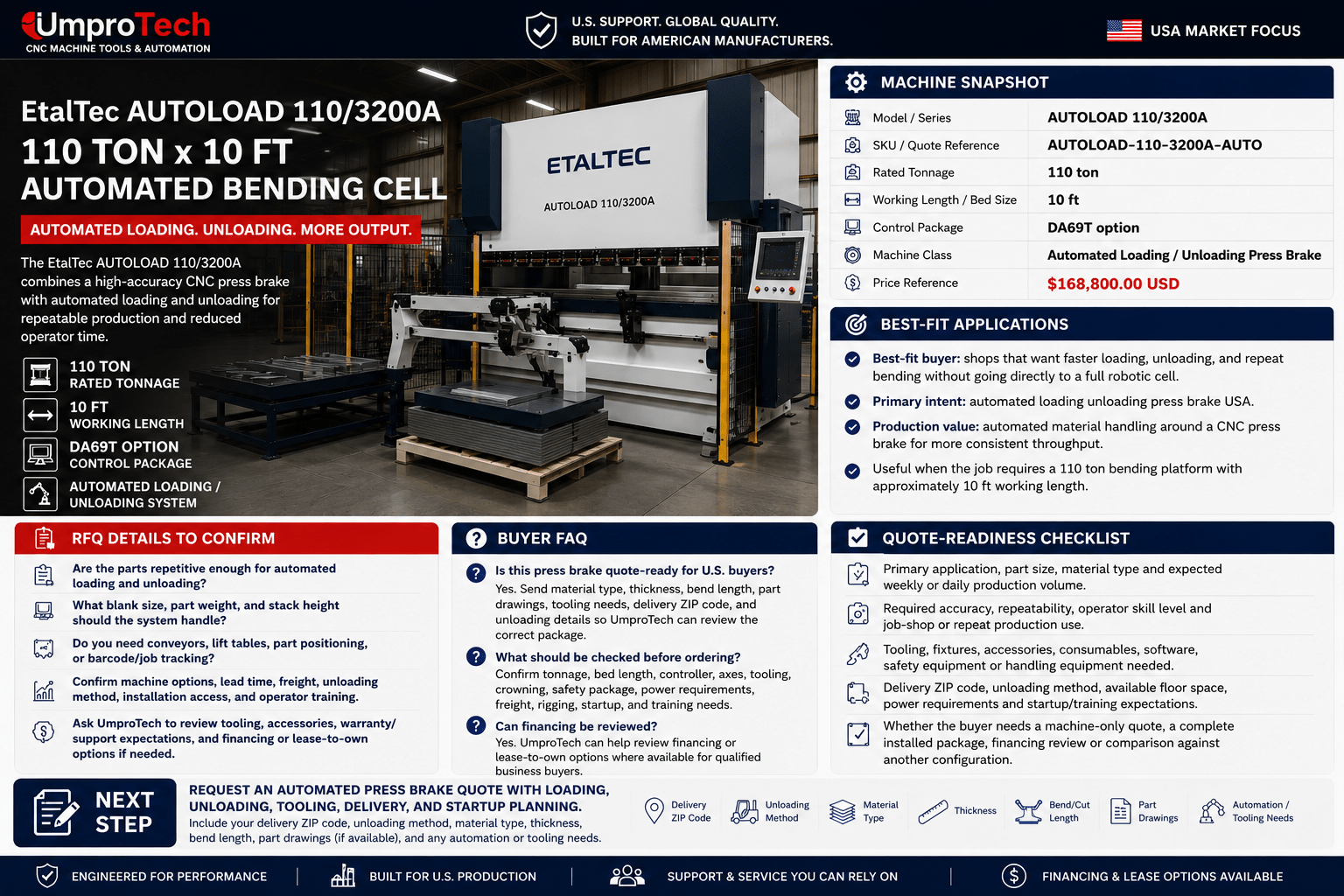 Robotic automated press brake cell