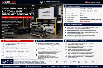 Robotic automated press brake cell
