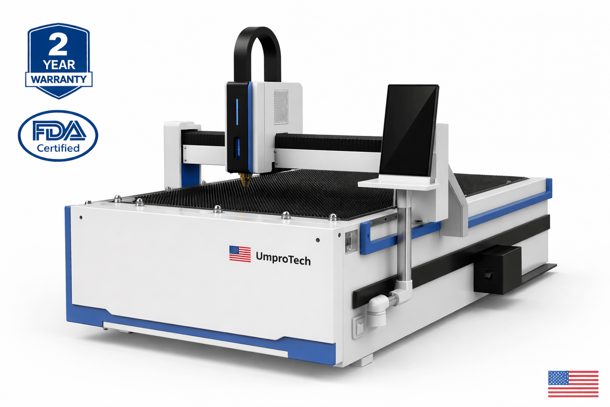 EtalTec FL Open Fiber Laser Cutters — 5×5 — FL55-1500 • 5x5 ft Open-Type 1500W