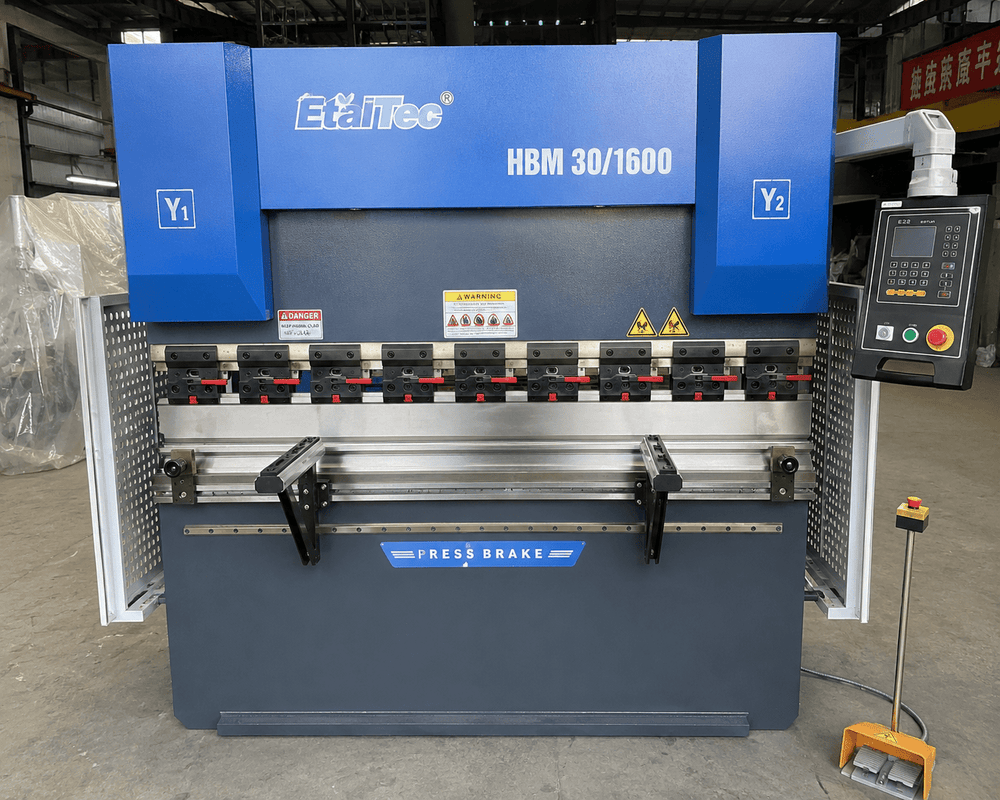 EtalTec HBM NC / E22 CNC Press Brakes — HBM 30/1600 • 30 Ton × 5 ft E22 NC