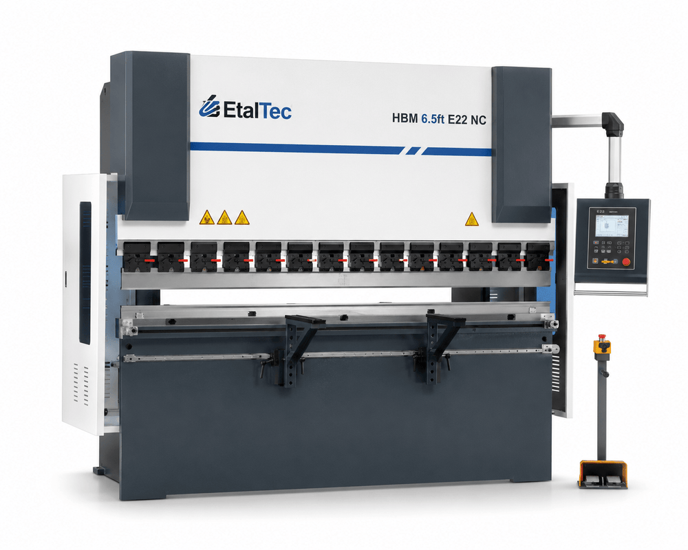 EtalTec HBM NC / E22 CNC Press Brakes — HBM 50/2000 • 50 Ton × 6.5 ft E22 NC