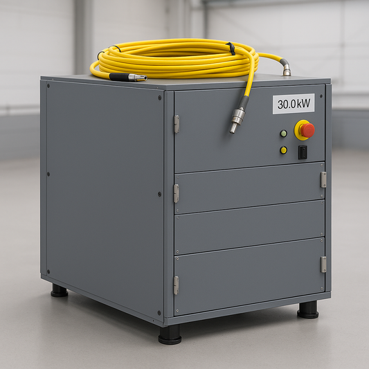 30kW fiber laser source for cutting with QBH connector