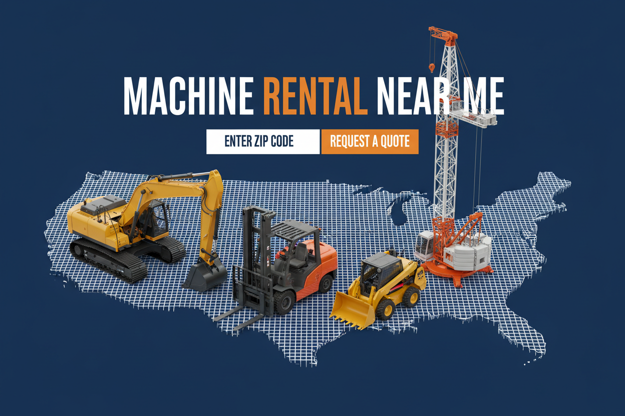 Machine Rental Near Me USA | ZIP Code Equipment RFQ