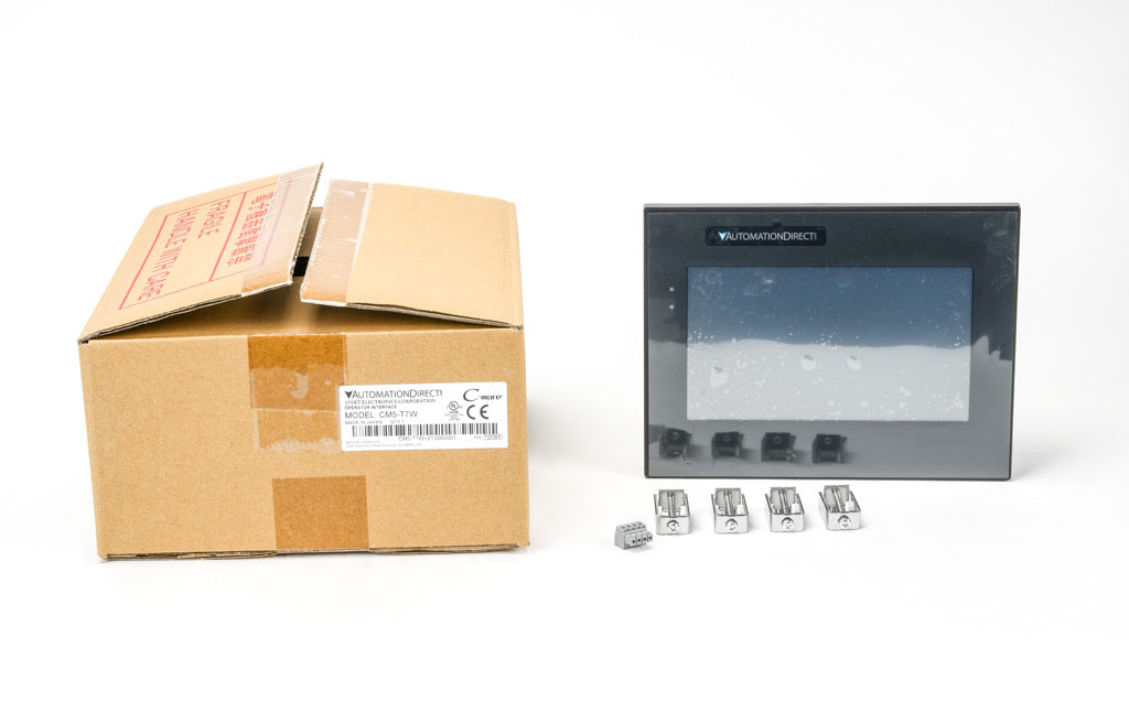 C-more CM5 series touch screen HMI, 7in color TFT LCD, resistive single-touch, widescreen, 800 x 480 pixel, WVGA, LED backlight, (1) Ethernet, (2) serial and (2) USB ports and (1) memory card slot.-CM5-T7W