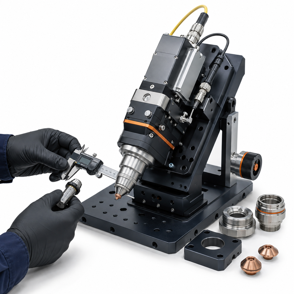 Precitec laser cutting head retrofit and compatibility assessment