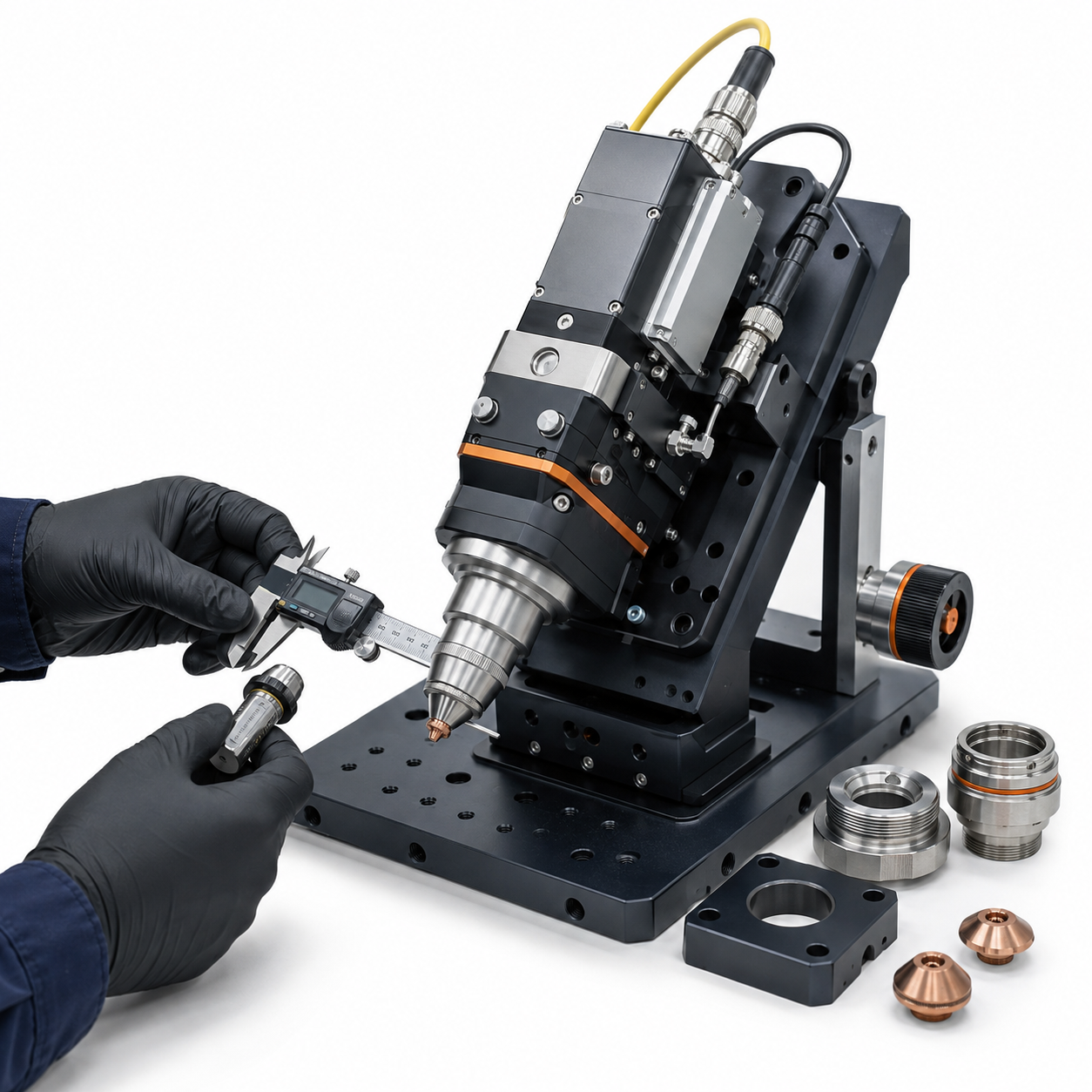 Precitec laser cutting head retrofit and compatibility assessment