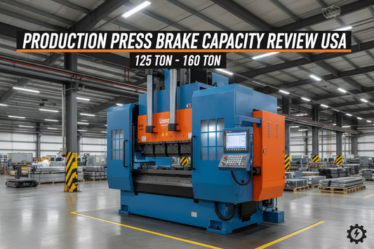 Production Press Brake Capacity Review USA | 125 Ton-160 Ton CNC Bending